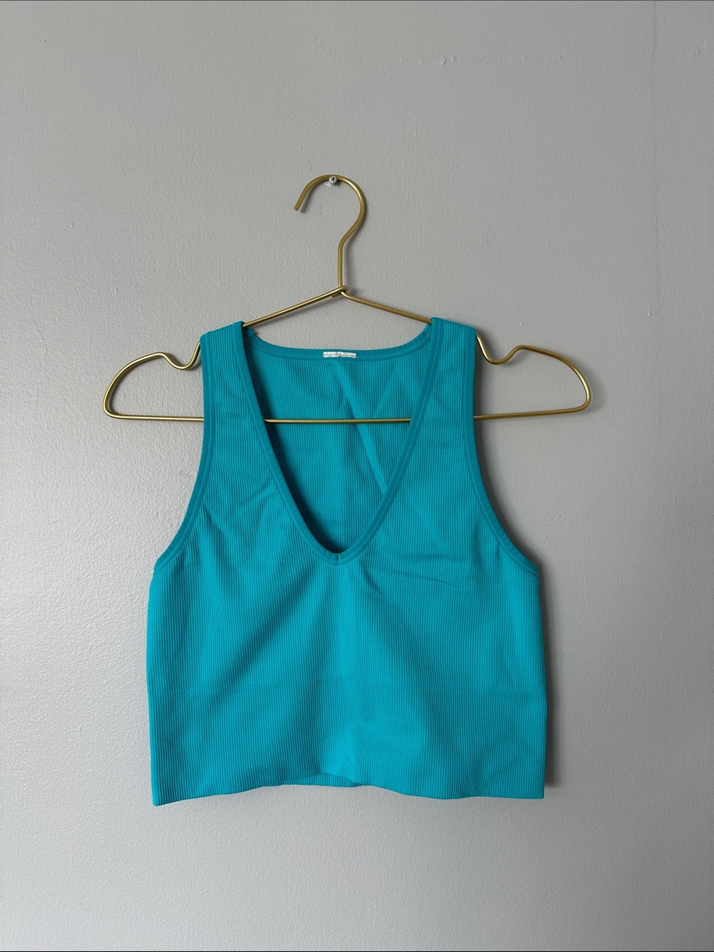 Athleta Aurora Seamless Crop Rib Tank SIZE M